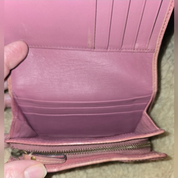 Coach Monogram Trifold Wallet - Picture 7 of 11